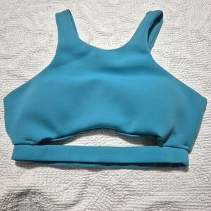 Cleo Harper Turquoise Top with Gold Detail..SIZE:S